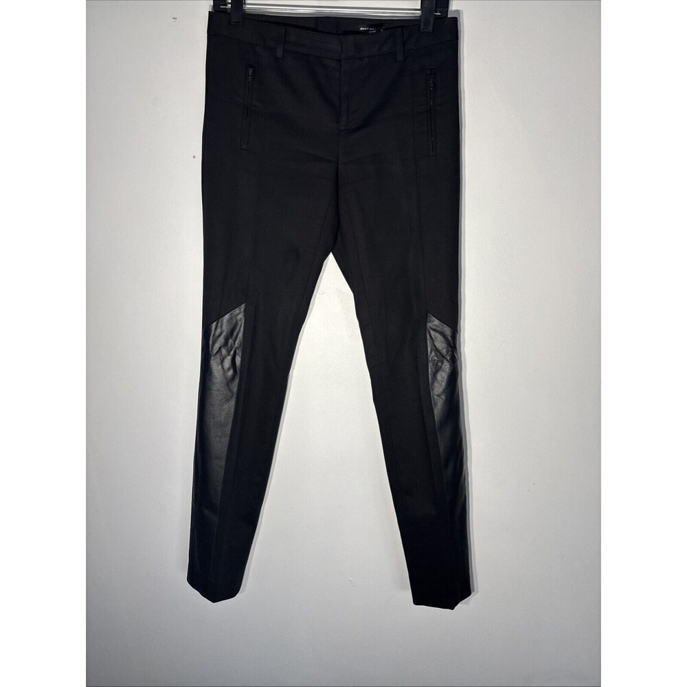 Club Monaco  Women Black Joey Pants leggings Trousers  Stretch Sz 2